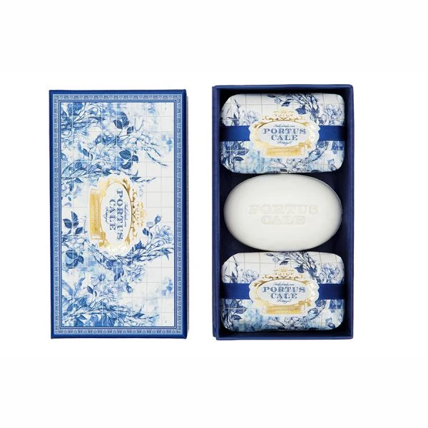 Sabonete Aromático PORTUS CALE - 3x150g - Gold & Blue - Image 2