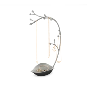 Porta-jóias UMBRA Orchid - 38x22x13 - Gun Metal